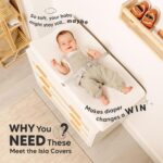 2-Pack Child Altering Pad Cowl for Lady, Boy - 32x16 Tender Viscose Deri... - Image 3