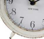 NIKKY HOME Desk Clock, Classic Desk Clock, Vintage White End Desk... - Image 7