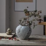 Rustic Distressed Giant Ceramic Vase, 8.6 inch Terracotta Pottery Tall... - Image 6