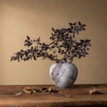 Rustic Distressed Giant Ceramic Vase, 8.6 inch Terracotta Pottery Tall... - Image 9