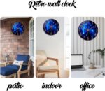 Blue Wall Clock for Dwelling Room Decor Kitchen Wall Clocks Battery Oper... - Image 7