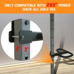 Improve Multi Grip Dip Bar Attachment for two" x 2" Energy/Squat Rack – W... - Image 4