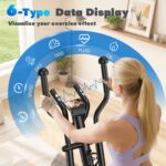 Elliptical Train Machine, 16-Degree Magnetic Resistance Elliptical M... - Image 6