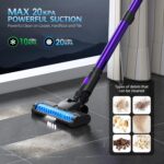 Cordless Vacuum Cleaner, Stick Vacuum with LED Show, 2 Modes 6 in 1... - Image 3