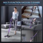 Cordless Vacuum Cleaner, Stick Vacuum with LED Show, 2 Modes 6 in 1... - Image 6