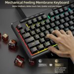 Redragon S156 Wi-fi Gaming Keyboard and Mouse with Tri-Mode, Mechan... - Image 4