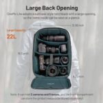 PGYTECH OneMo Lite Digicam Backpack 22L for DJI, Sony, Canon, Nikon, OS... - Image 3