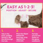 OUT! PetCare Disposable Canine Diapers Feminine, Potty Coaching, Canine Diaper... - Image 5