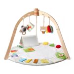 Wood Child Play Health club Mat – Anti - Slip Tummy Time & Exercise Mat, 5 De... - Image 8