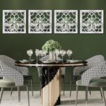 Tatuo 4 Pcs Mirrors Sq. Wall Mirror, Beautiful Rustic Farmhouse Acce... - Image 3