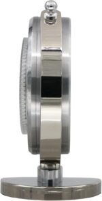 Seiko 5 Inch Silver Globe Desk and Desk Clock - Image 3