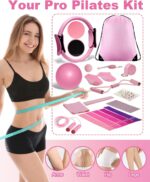 Pilates Gear Set for Ladies, House Pilates Exercise Equipment with Pilates... - Image 4
