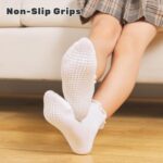 6 Pairs Toddler Ruffle Socks for Women Child Grip Socks Non Slip Socks ... - Image 3
