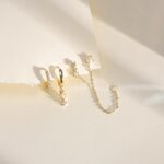 Gold Plated Earrings for Girls, 14k Gold Plated Earring Stack Hypoalle... - Image 7