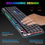 Gaming LED Keyboard Mouse Headset and Mousepad Bundle, CHONCHOW Wired ... - Image 4
