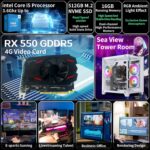 Prebuilt Gaming PC Desktop Pc,Intel Core i5（as much as 3.6GHz）,RX550 ... - Image 3