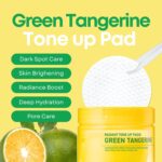 Inexperienced Tangerine Radiant Tone Up Pads – Korean Toner Pads with Niacinam... - Image 3