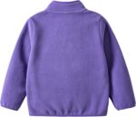Toddler Fleece Jacket Children Light-weight Outerwear Boys Ladies Lengthy Sleev... - Image 3