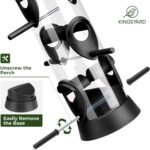 Kingsyard 2 Pack Tube Hen Feeder for Outdoor Hanging, Detachable Base... - Image 4