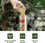 Kingsyard 2 Pack Tube Hen Feeder for Outdoor Hanging, Detachable Base... - Image 7