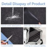 71 Inches x 55 Inches Giant Outside Playhouse Mat Outside Play Mat Non... - Image 3