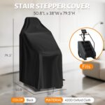 Stair Stepper Cowl, Waterproof 420D Steppers Protecting Covers for St... - Image 3