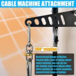 KORIKAHM Multi-Grip LAT Pull Down Bar for Dwelling Fitness center Health, Spreader P... - Image 6