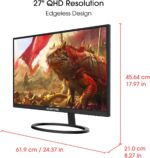Sceptre IPS 27 Inch 2K 2560 x 1440p QHD 75Hz DisplayPort HDMI 99% sRGB... - Image 4