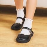 6 Pairs Toddler Ruffle Socks for Women Child Grip Socks Non Slip Socks ... - Image 3