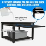 Washer and Dryer Pedestals with Pullout-Shelf - 29" W, 18" H, Black St... - Image 3