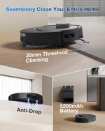 ECOVACS DEEBOT T30C Robotic Vacuum and Mop, 20,000Pa Suction, TruEdge Advert... - Image 6
