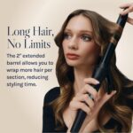 Bio Ionic Lengthy Barrel Styler,Curling Iron with Moisture Warmth Technolog... - Image 3