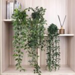 Faux Vegetation Synthetic Hanging Vegetation 3 Pack Faux Potted Vegetation for Wa... - Image 4