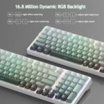 MageGee LIGHT100 Wi-fi Creamy Keyboard, Gasket Construction Sizzling Swappa... - Image 5