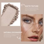 Gray Brown Single Matte Nude Eyeshadow, Velvet Impartial Eye Shadow for ... - Image 4