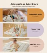 little dove Child Health club with Mat, Wood Play Health club with 9 Sensory Toys, Fo... - Image 8