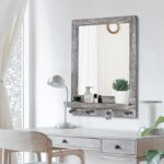 Rustic Rectangle Mirror with Self Mounted Body for Bed room Dwelling Roo... - Image 4