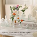 Glass Bud Vase Set of 20 - Small Vases for Flowers in Bulk - Assorted ... - Image 4