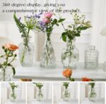 Glass Bud Vase Set of 20 - Small Vases for Flowers in Bulk - Assorted ... - Image 5