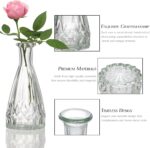 Glass Bud Vase Set of 20 - Small Vases for Flowers in Bulk - Assorted ... - Image 7