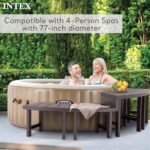 Intex Set of 4 PureSpa Benches, 2 Medium and a couple of Tall Bench Equipment ... - Image 3