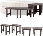 Intex Set of 4 PureSpa Benches, 2 Medium and a couple of Tall Bench Equipment ... - Image 4