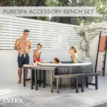 Intex Set of 4 PureSpa Benches, 2 Medium and a couple of Tall Bench Equipment ... - Image 6