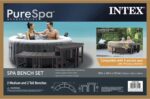 Intex Set of 4 PureSpa Benches, 2 Medium and a couple of Tall Bench Equipment ... - Image 7