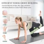 Broad Material Resistance Bands for Working Out, 3 Stage Non-Slip Exercis... - Image 5