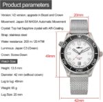 TACTICAL FROG Heimdallr Titanium Case Sea Ghost NTTD Dive Watches for ... - Image 7