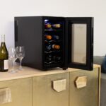 Koolatron 8 Bottle Wine Fridge – Freestanding Wine Cooler with Glass D... - Image 4