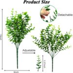 Ouddy Decor 24 Bundles Synthetic Greenery Stems Faux Vegetation Out of doors U... - Image 3