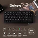 EPOMAKER Galaxy70 Wi-fi Gaming Keyboard, 75% Aluminium Mechanical Ok... - Image 3