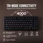 EPOMAKER Galaxy70 Wi-fi Gaming Keyboard, 75% Aluminium Mechanical Ok... - Image 4